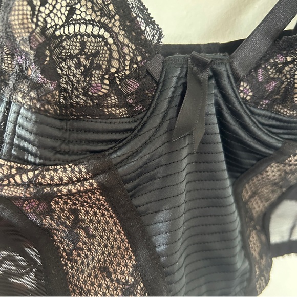 NWT Dita Von Teese Madame X Longline Underwire Bra — Size 34A - Picture 2 of 5